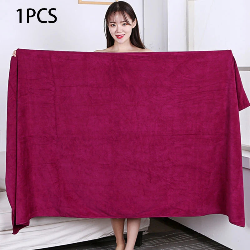 Large Size 180x200cm Thickening Beauty Salons Bath Towels Quick Drying Are Soft Skin Friendly Non Shedding Hotel Massage Towels
