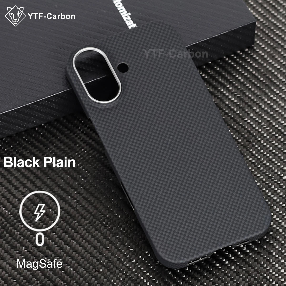 YTF-Carbon Magnetic Case For iPhone 17 17Pro Aramid Carbon Fiber Cover For Magsafe 17ProMax 17Air Cover Mobile Phone Accessories