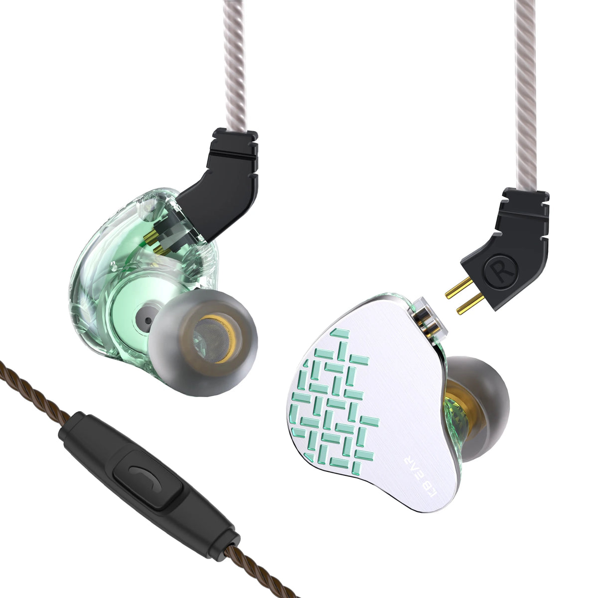 KBEAR Rosefinch HiFi In-ear Headphone OFC Detachable Audio Cable Wired Earphone Monitor Dynamic Music Headset Lark Earbuds IEMs