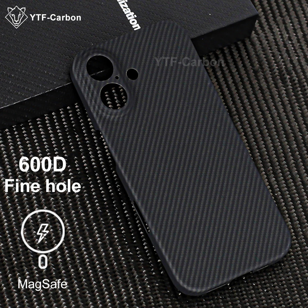 YTF-Carbon Magnetic Case For iPhone 17 17Pro Aramid Carbon Fiber Cover For Magsafe 17ProMax 17Air Cover Mobile Phone Accessories