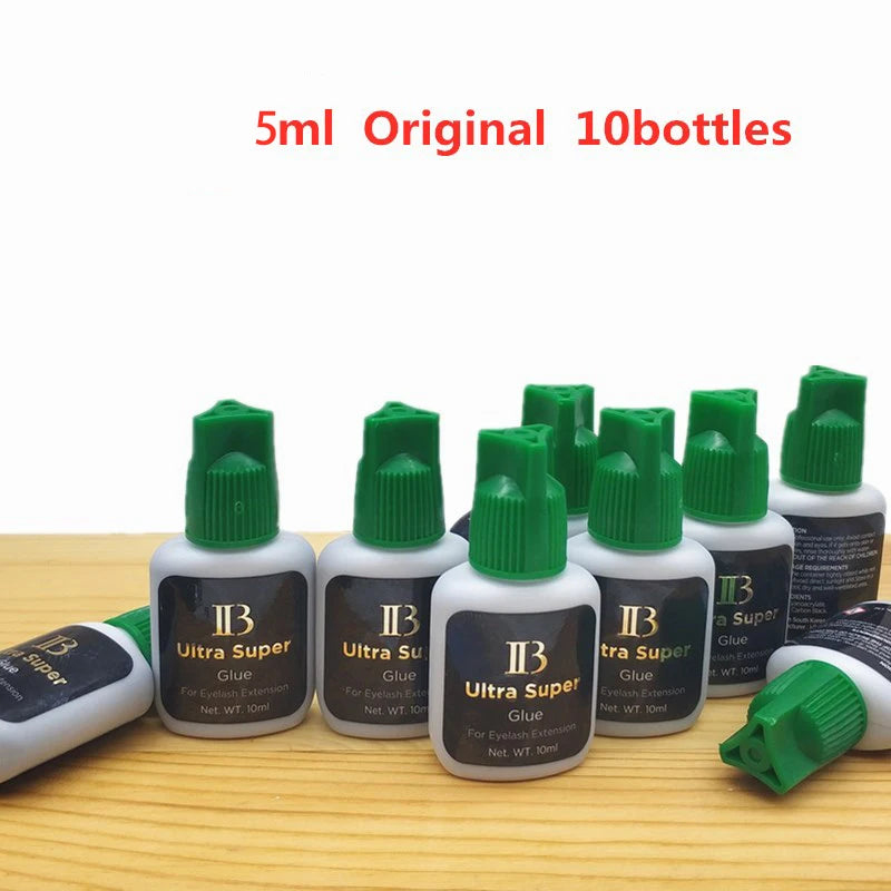 I-Beauty IB Ultra Super Glue for Eyelash Extensions 5ml IB Glue Green Cap False Lash Adhesive Makeup Tools Wholesale Shop