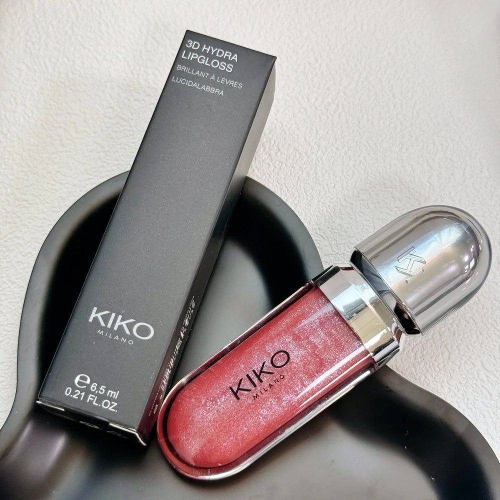 KIKO Milano Long Lasting Oil Control Weightless Wet Dry Powder 3D Hydra Glossy Shine Lip Gloss KIKO Eyeshadow Beauty Makeup Gift