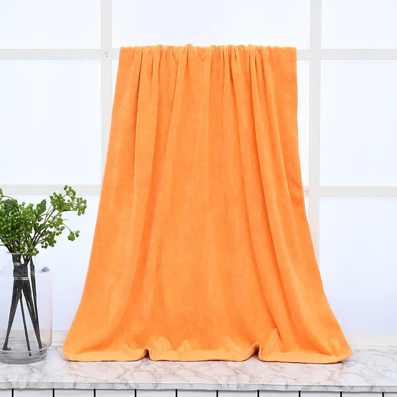 super large Microfiber bath towel,soft, high absorption and quick-drying, sports, Beauty salons and hotels multi-functional use.