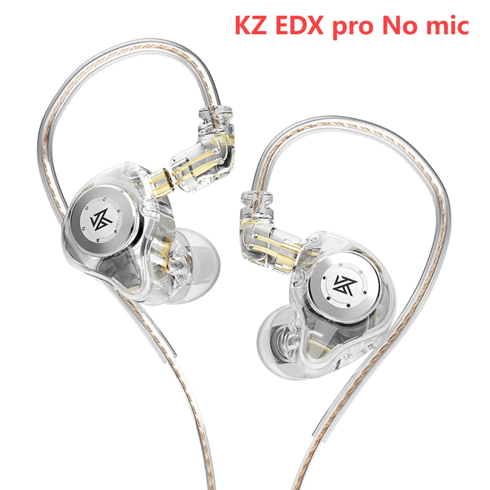 KZ-ZS10&ZS10 PRO X/KZ EDX pro Inear Sports Wired Headphones Dynamic Balanced Armature HiFi Headset Earbuds 3.5mm Jack Hands Free