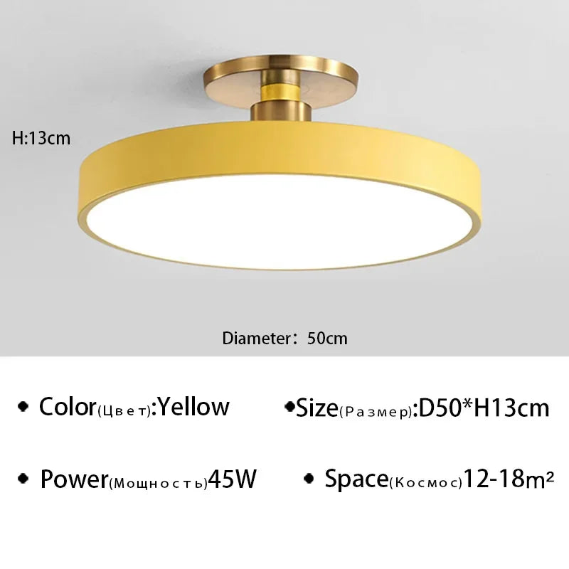 Makaron Modern LED Ceiling Lamp Chandelier For Living Dining Room Bedroom Aisle Loft Home Decor Indoor Lighting Fixture Lustre