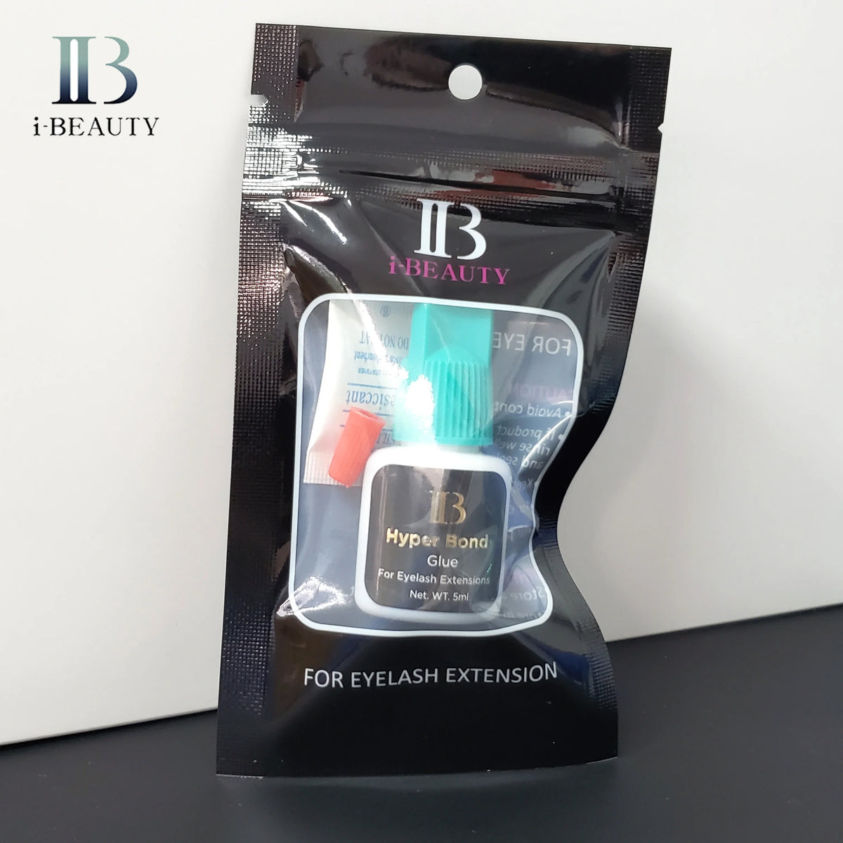 10 Bottles Original IB Hyper Bond Glue I Beauty 0.5s Dry Eyelash Extension Fast Drying Cyan Cap 5ml Korea Made Salon Use New Dat