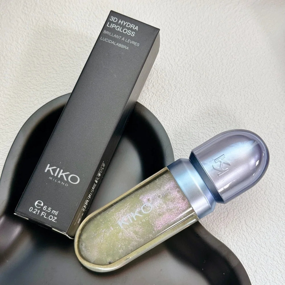 KIKO Milano Long Lasting Oil Control Weightless Wet Dry Powder 3D Hydra Glossy Shine Lip Gloss KIKO Eyeshadow Beauty Makeup Gift