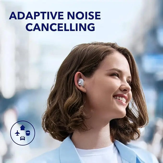 Soundcore by Anker Space A40 ANC Earbuds, Auto-Adjust, 98% Noise Reduction, 50H Playtime, App Control, Wireless C  (Refurbished)