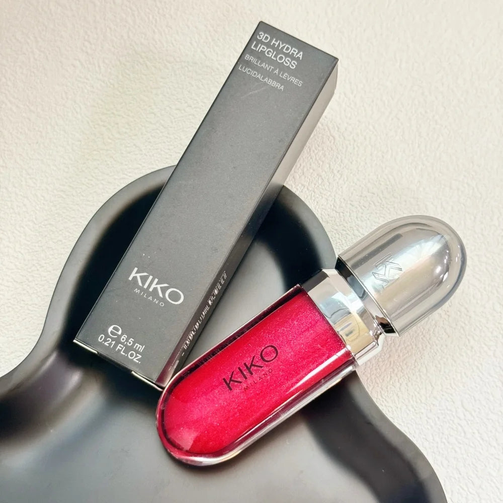 KIKO Milano Long Lasting Oil Control Weightless Wet Dry Powder 3D Hydra Glossy Shine Lip Gloss KIKO Eyeshadow Beauty Makeup Gift