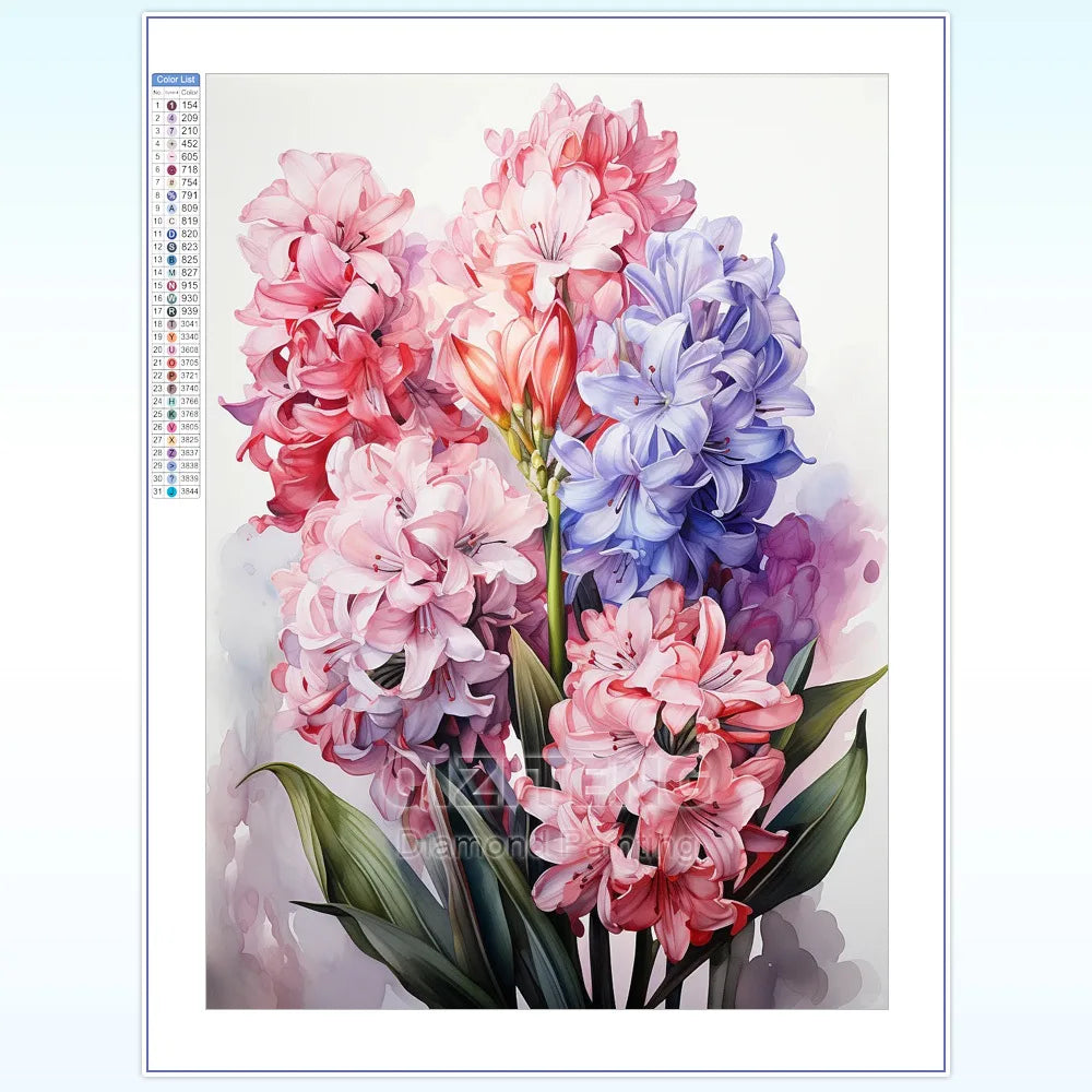DIY 5D Diamond Painting Restaurant Diamond Embroidery Flowers And Plants Rhinestone Mosaic Cross Stitch Kit Home Décor