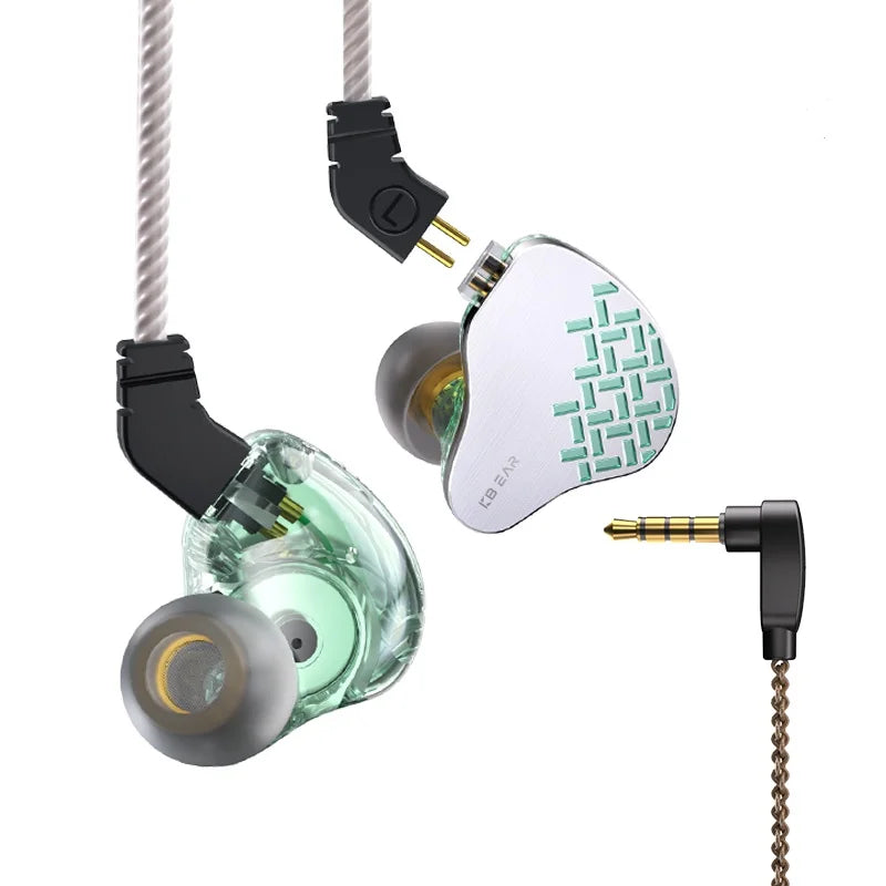 KBEAR Rosefinch IEM Earbuds Anti-burst Sound Design HiFi Earphones Monitoring Headphone Optional 1.2m/2m Extension Cable Headset