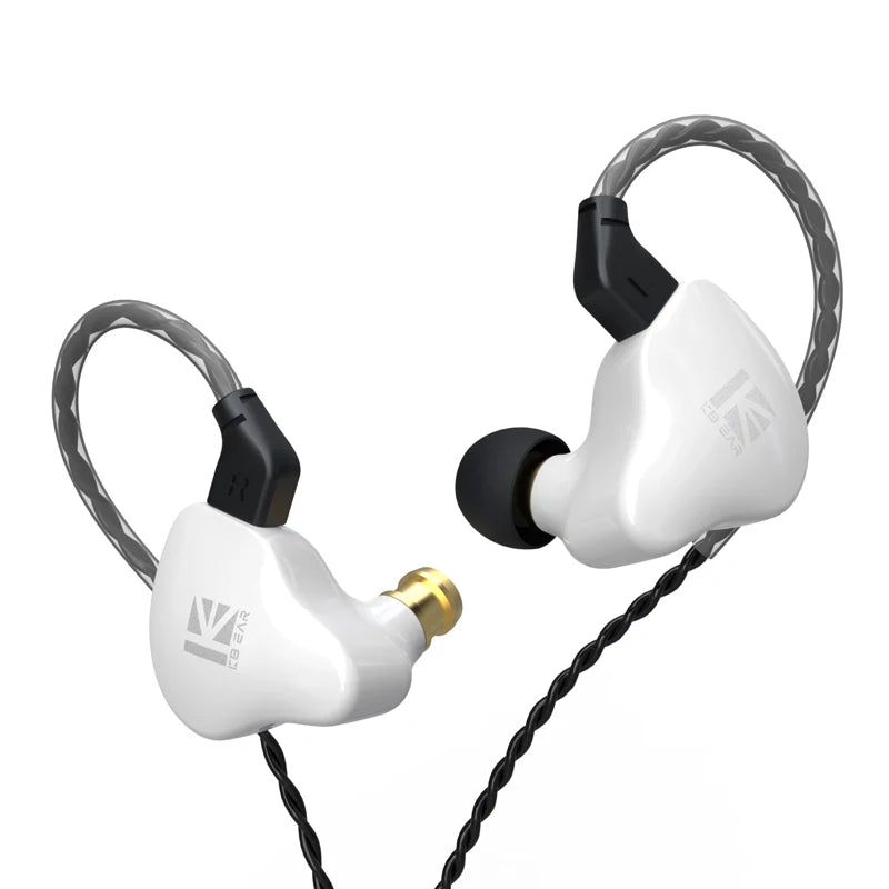 KBEAR KS1 KS2 Wired Earphone Dual Magnetic Circuit Dynamic Gaming Headphones In Ear Monitor Music Earbuds Headset KBEAR TFZ IEMs