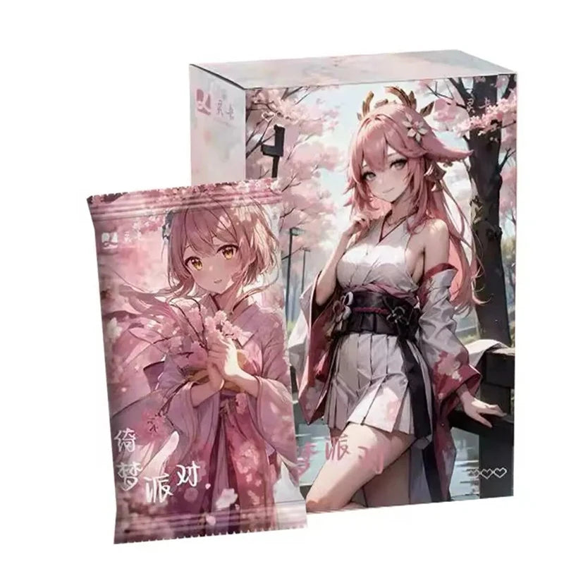 Dream Party Fuka Water Beauty Cool and Exquisite Animation Character Commemorative Pure Desire Style Collection Boys Girls Card