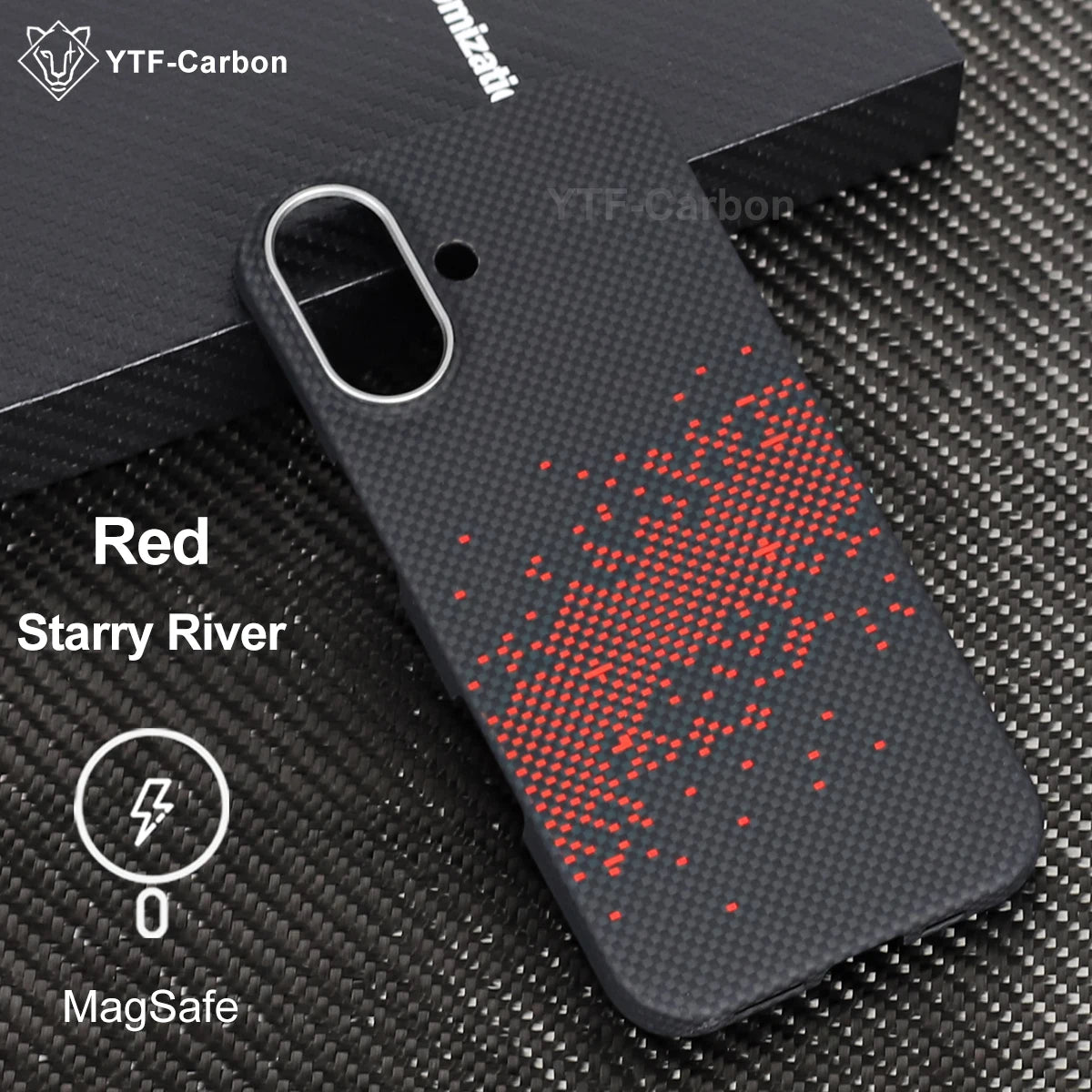 YTF-Carbon Magnetic Case For iPhone 17 17Pro Aramid Carbon Fiber Cover For Magsafe 17ProMax 17Air Cover Mobile Phone Accessories