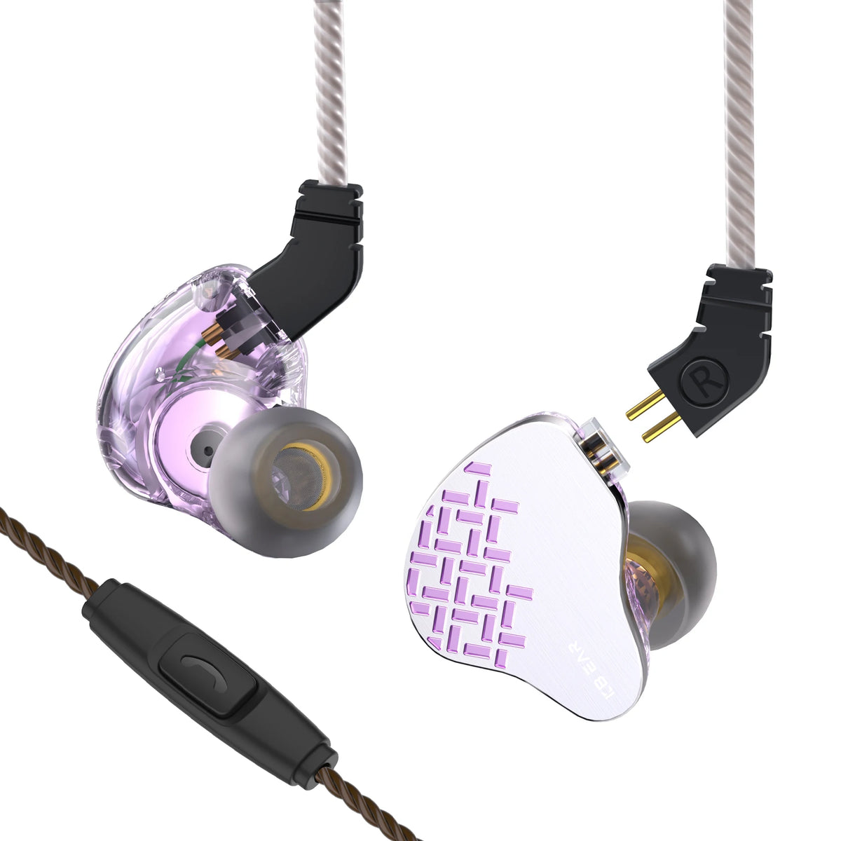 KBEAR Rosefinch HiFi In-ear Headphone OFC Detachable Audio Cable Wired Earphone Monitor Dynamic Music Headset Lark Earbuds IEMs