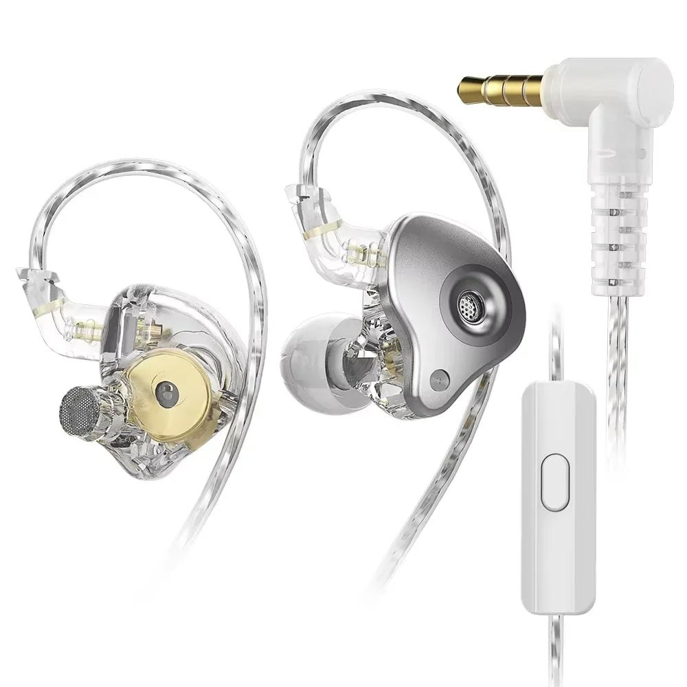 SGOR VENUS Dynamic Earphones HIFI Super Bass In-Ear Monitor Earbuds Sport Noise Cancelling Music Headset