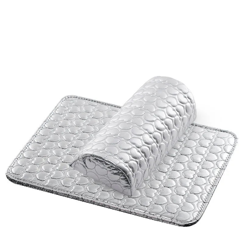 2Pcs Semicircle Hand Rests Cushion Pillow Pad Set Nail Art Design Manicure Beauty Tool Manicure Art Mat Salon Equipment Supplies