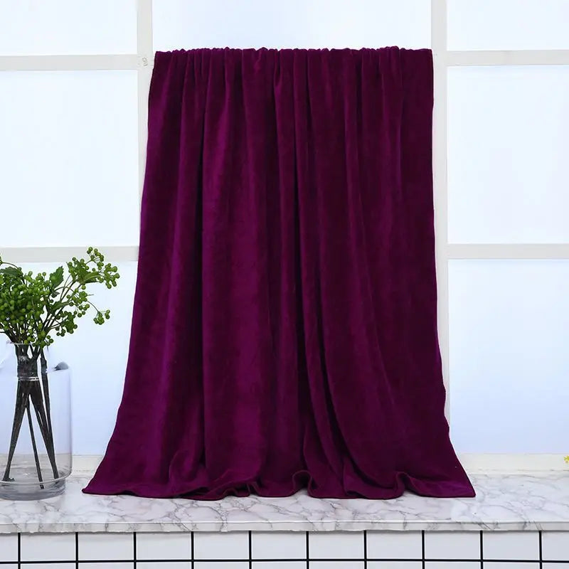 super large Microfiber bath towel,soft, high absorption and quick-drying, sports, Beauty salons and hotels multi-functional use.