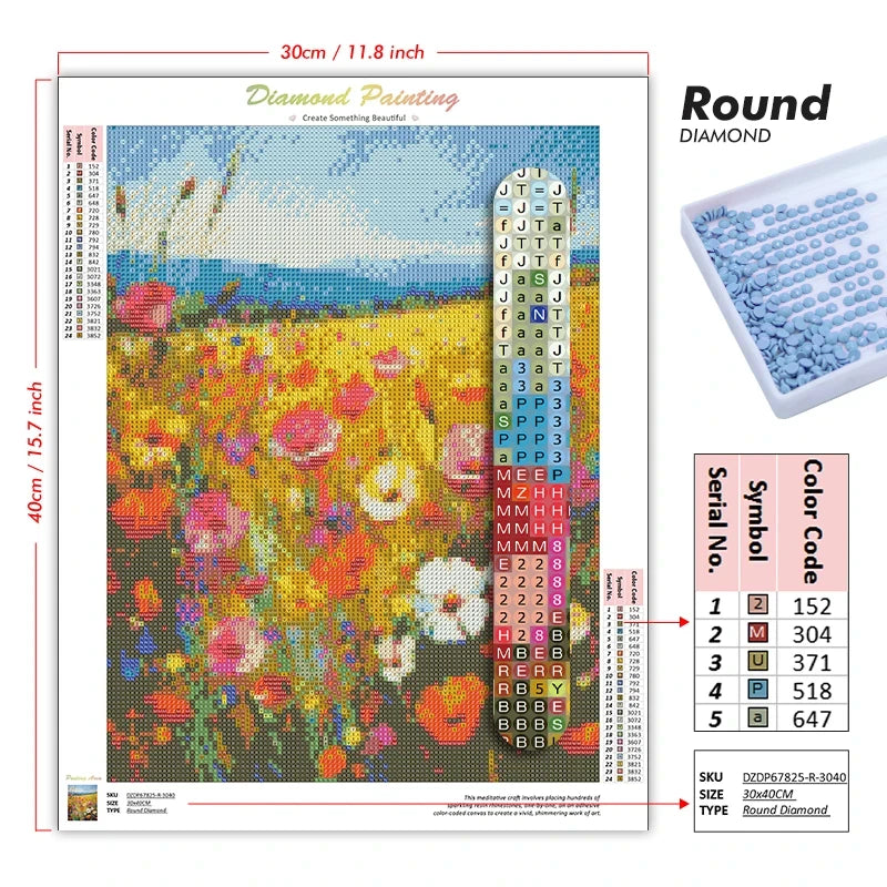 5D Diy"Water Lilies And Japanese Bridge Claude Monet" Diamond Painting Home Décor Gifts