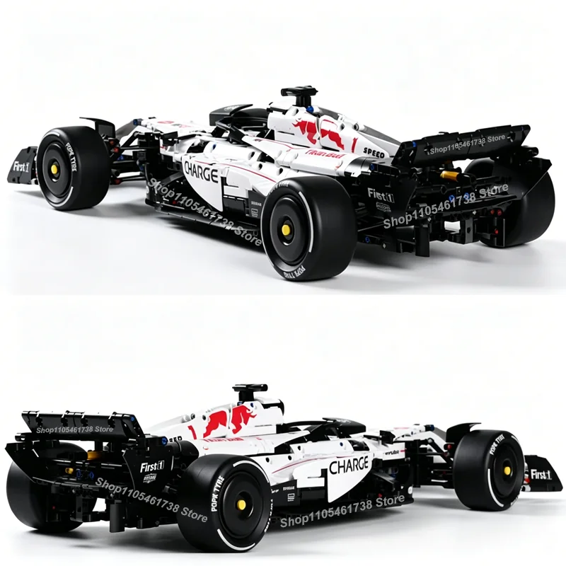 2026 New Model MK6025 Technical Classic Performance Series – 1,900 PCS RB21 White Sports Car Set for Home Décor and Gifts