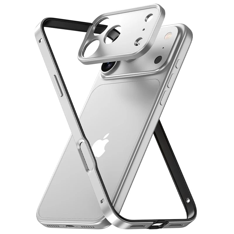 Camera Lens Protector Cover Metal Silicone Bumper Case For iPhone 17 Pro Max Air 16 Plus 15 14 13 Protection Phone Accessories