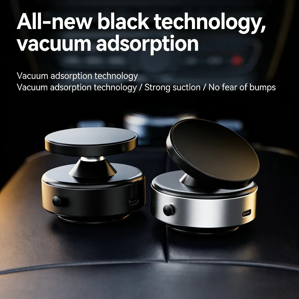 Car Phone Holder with Vacuum Adsorption and Magnetic Suction, New 2026 Model for In-car Navigation Phone Accessories Phone Stand