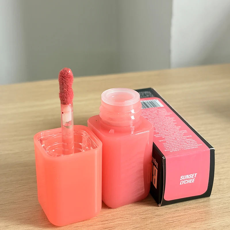 Brand Hu Lip Gloss Hydration Lip Blam Waterproof Lip Liner Easy To Apply Liquid Blush Free Loose Oil Control Powder Beauty Set