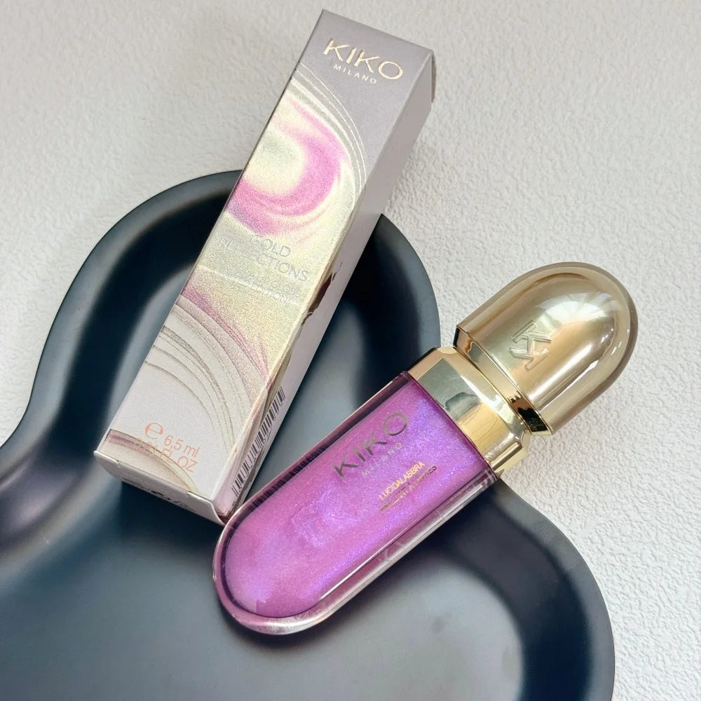 KIKO Milano Long Lasting Oil Control Weightless Wet Dry Powder 3D Hydra Glossy Shine Lip Gloss KIKO Eyeshadow Beauty Makeup Gift