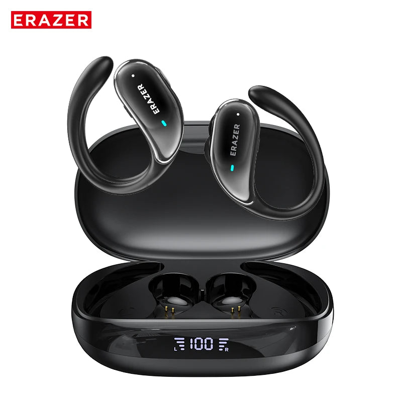 XT80 Wireless Bluetooth Earphones AI Translator Earbuds With Mic Control Noise Reduction Earhooks Waterproof Headset