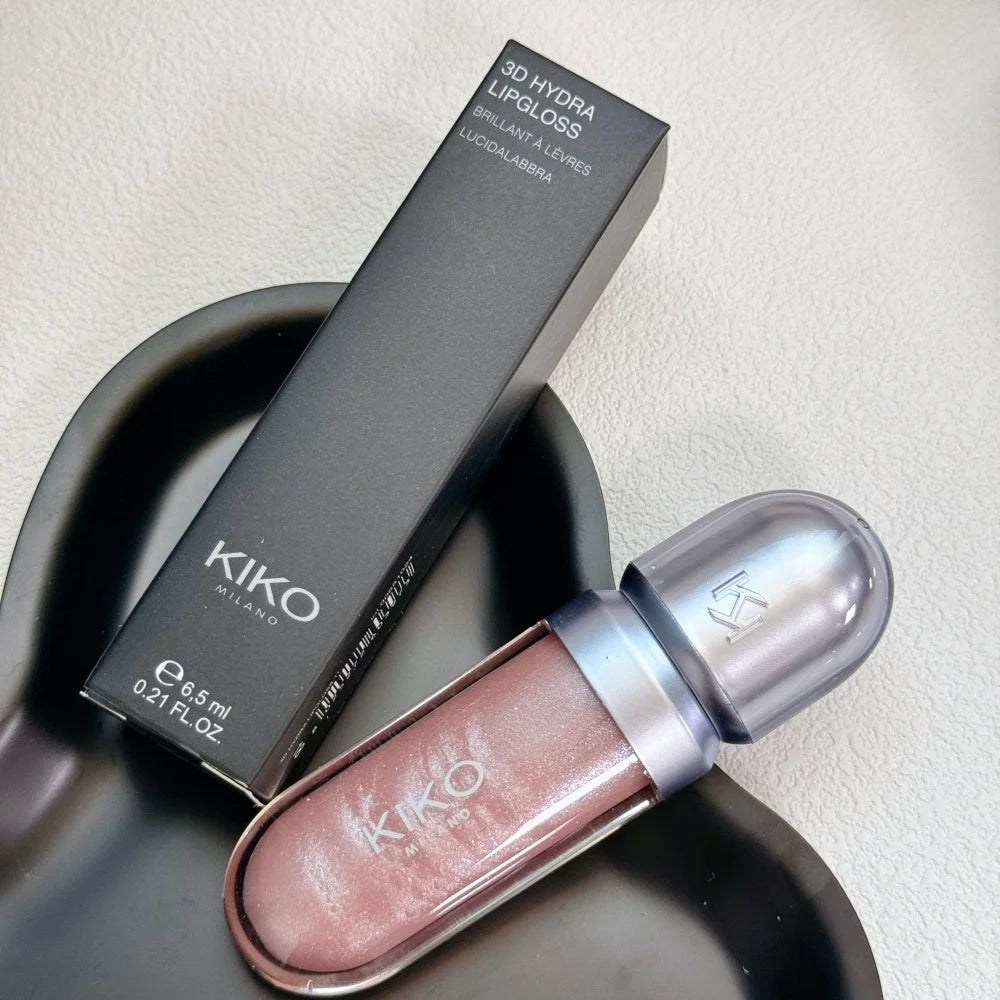 KIKO Milano Long Lasting Oil Control Weightless Wet Dry Powder 3D Hydra Glossy Shine Lip Gloss KIKO Eyeshadow Beauty Makeup Gift