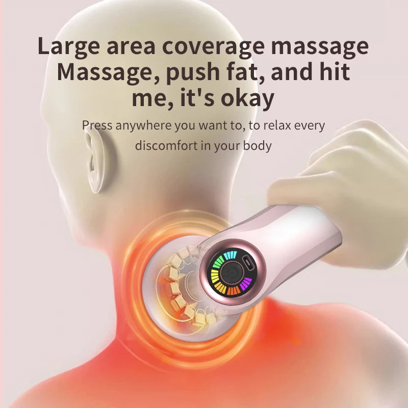 2026 Electric Body Massager Neck Back Shoulder Body Sculpting Machine Cordless Handheld Cellulite Massage Device Beauty Tool