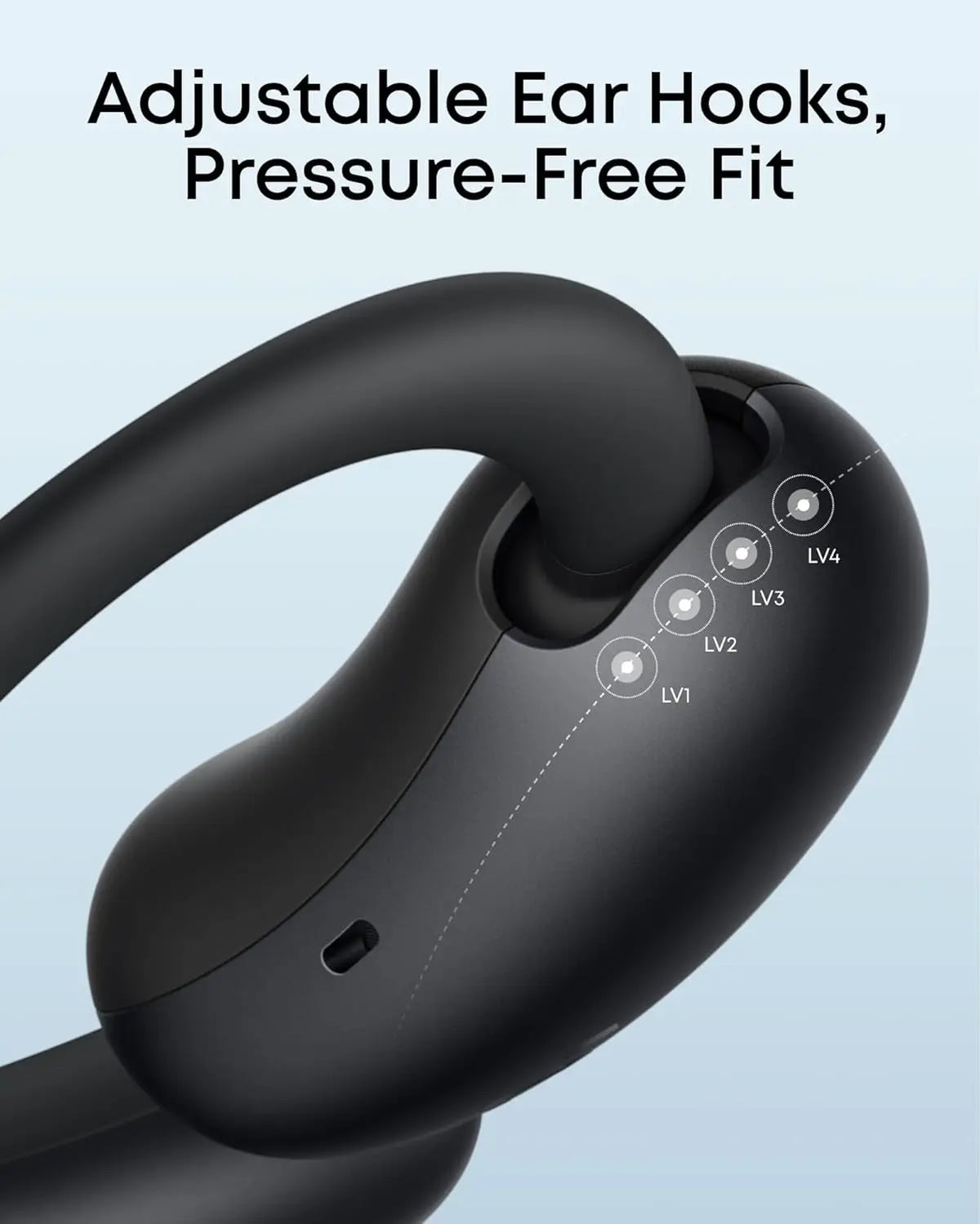 Soundcore AeroFit 2 by Anker Open Ear Earbuds, Open Ear Headphones