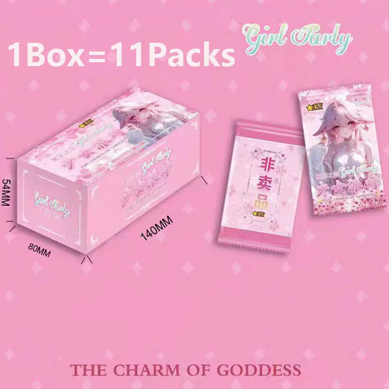 Dream Party Fuka Water Beauty Cool and Exquisite Animation Character Commemorative Pure Desire Style Collection Boys Girls Card