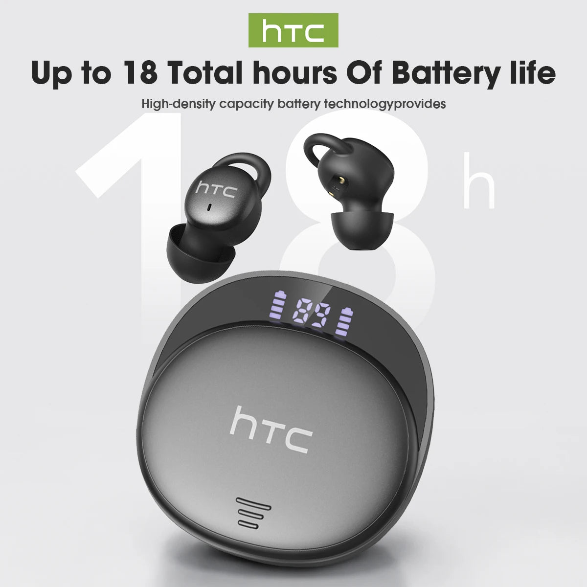 HTC Sleep Earbuds Wireless Block Snoring Noise Reduction Bluetooth Headphones Dolby Lightweight for Side Sleepers Earphones
