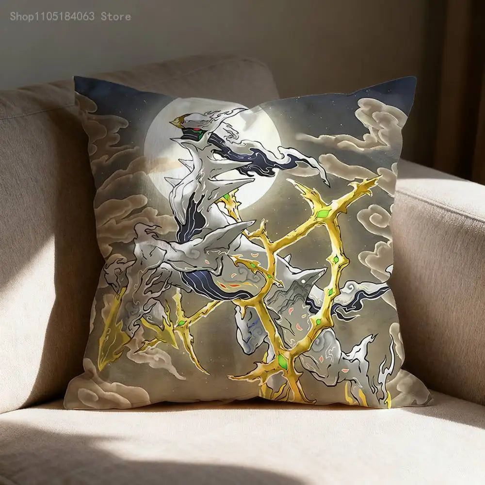 Rathalos Nargacuga M-Monster H-Hunter Pillow Case For Sofa Decor Car Office Room Printing Cushion Cover Decoration and Protector