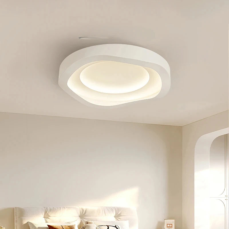 Modern LED Ceiling Lights Chandelier Round White Lamps Bedroom Study Dining Room Kitchen Home Art Designe Lighting Fixtures
