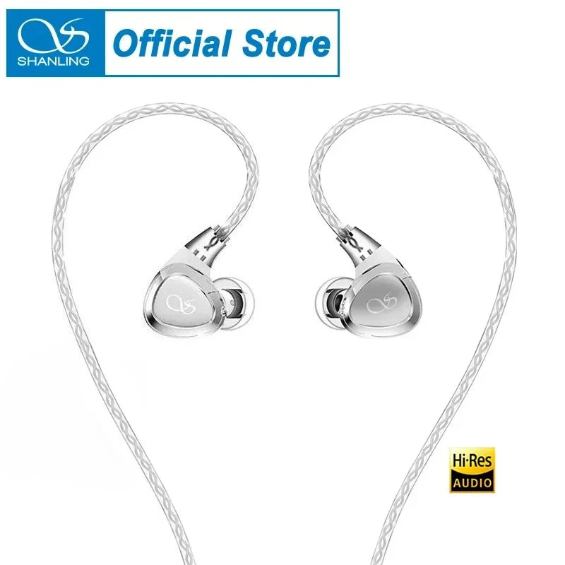 SHANLING SONO 2DD+1BA Triple Hybrid Driver In-Ear Monitor Earphone IEM Hi-Res Audio 0.78mm Interchangeable Cable Wired Earbuds