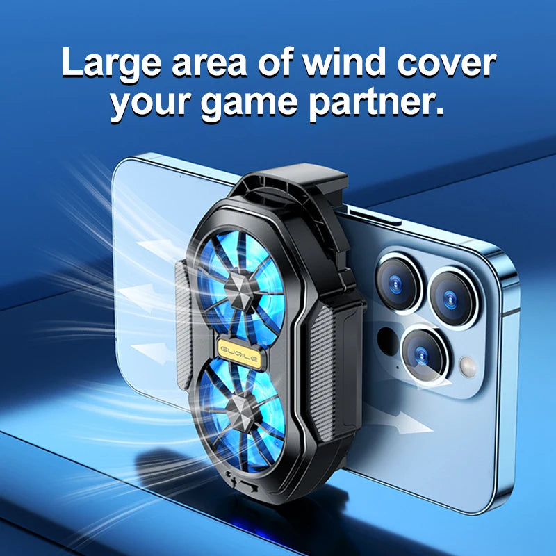 Double Fan Mobile Phone Radiator Phone Cooler For Cell Phone Cooling Cooler Fan Mobile Phone Cooler For Cell Phone Accessories