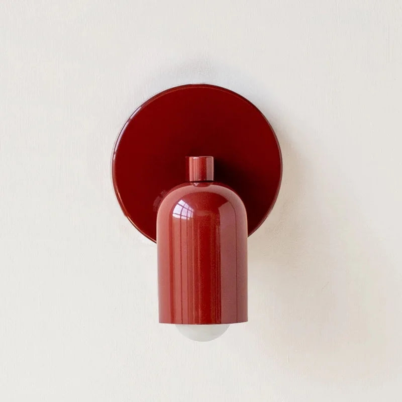 Nordic Colorful Wall Lamps for Bedroom Bedside Hallway Mounted Hotel Decoration Sconce Light Background Modern Led Lighting E27