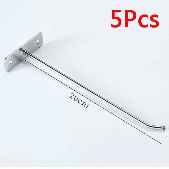 1/50Pcs wall mounted storage rack stainless steel hole board hook mobile phone accessories hook hardware tools home accessories