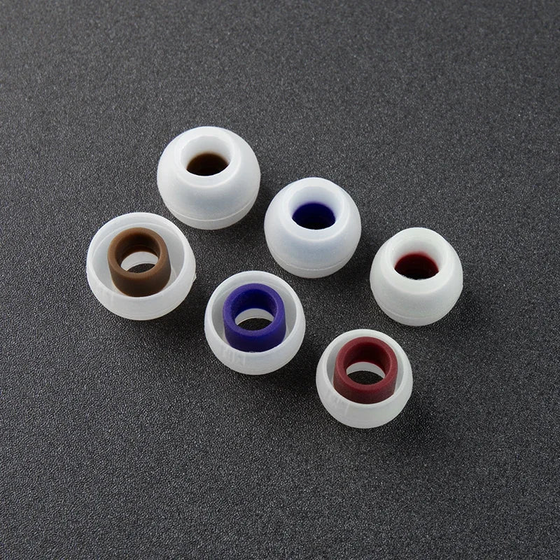 TRI Clarion Silicone-Earphone Eartips 3 Pairs for S/M/L Size Headphone Accessory Wired Headset Earbuds KBEAR HBB KAI I3 Pro IEMS