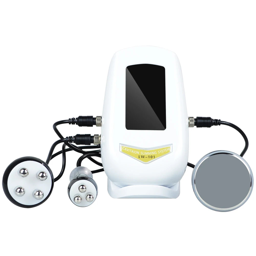 Novlora 3 In 1 40K Cavitation Machine Body Slimming Skin Tightening Fat Removal Vacuum Beauty Device Spa Salon Home Use