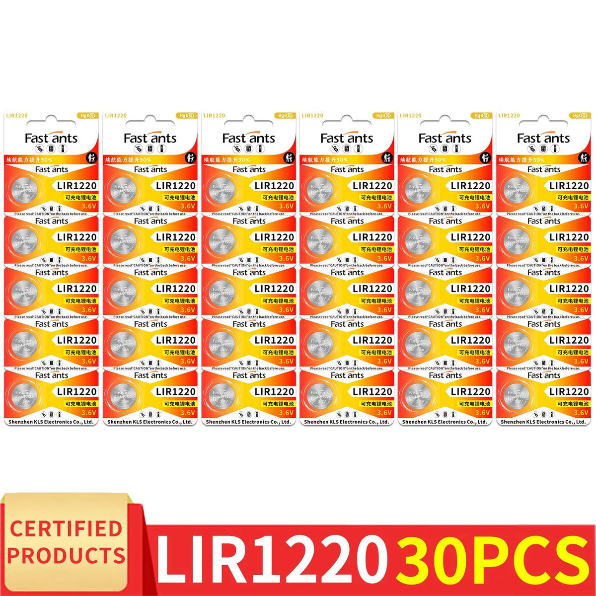 Original LIR1220 3.6V Li-ion Rechargeable Button Battery Replacement for Earbuds Small Electronics Laptop Motherboard