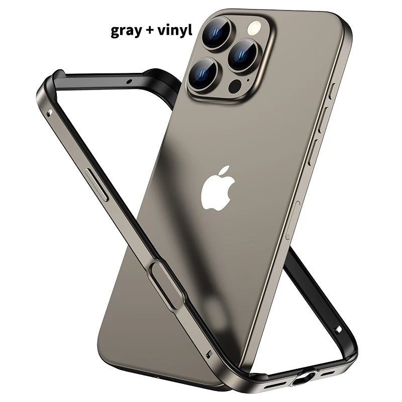 Metal Bumper For iPhone 17 Air 16e 16 E 15 Pro Max 14 Plus 13 Mini 12 11 X XS XR SE 2022 2020 8 iPhone16 16Pro Phone Accessories