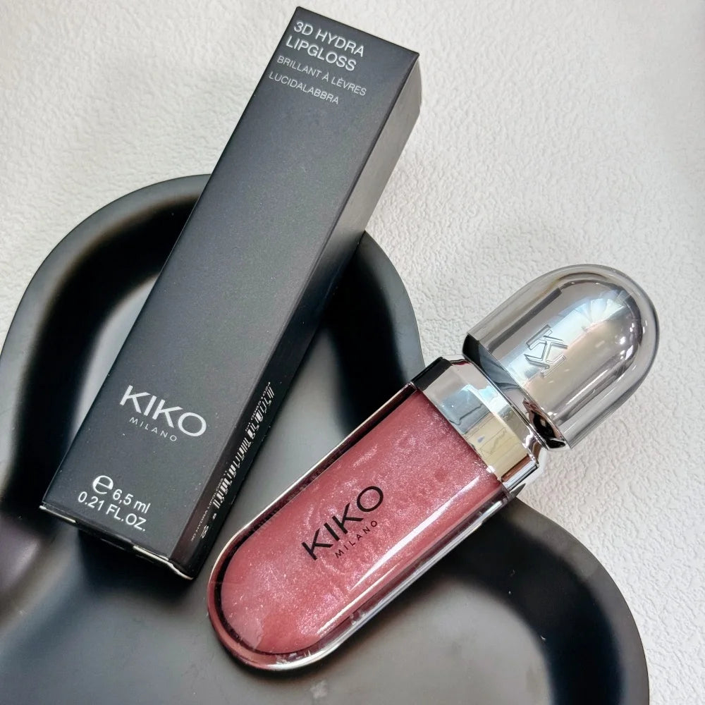 KIKO Milano Long Lasting Oil Control Weightless Wet Dry Powder 3D Hydra Glossy Shine Lip Gloss KIKO Eyeshadow Beauty Makeup Gift