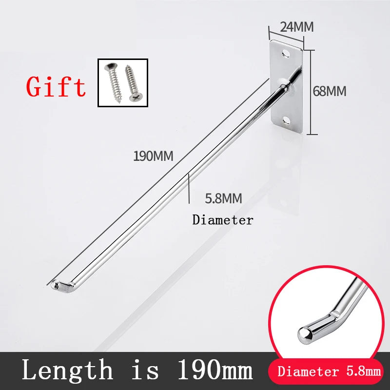 Wall Hook Nail Wall Display Lewelry Hook Mobile Phone Accessories Single Line Hook Steel Hardware Tool Hammer Pliers Wall Mount