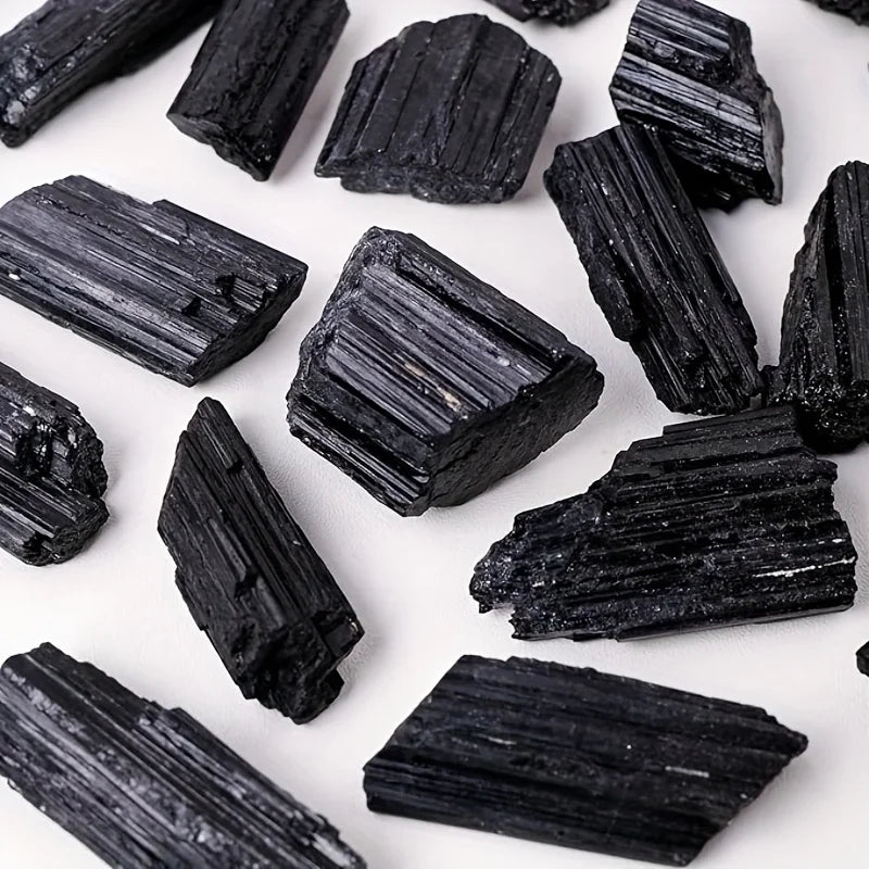 Natural black tourmaline rough – an ideal gift for home décor, accessories, rough stone displays, DIY pendants and necklaces