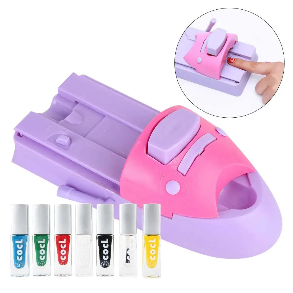 1 Set Stylish Digital Nail Art Printer Nail Art DIY Pattern Printing Stamper Machine Manicure Equipment Kits Beauty Art Tools