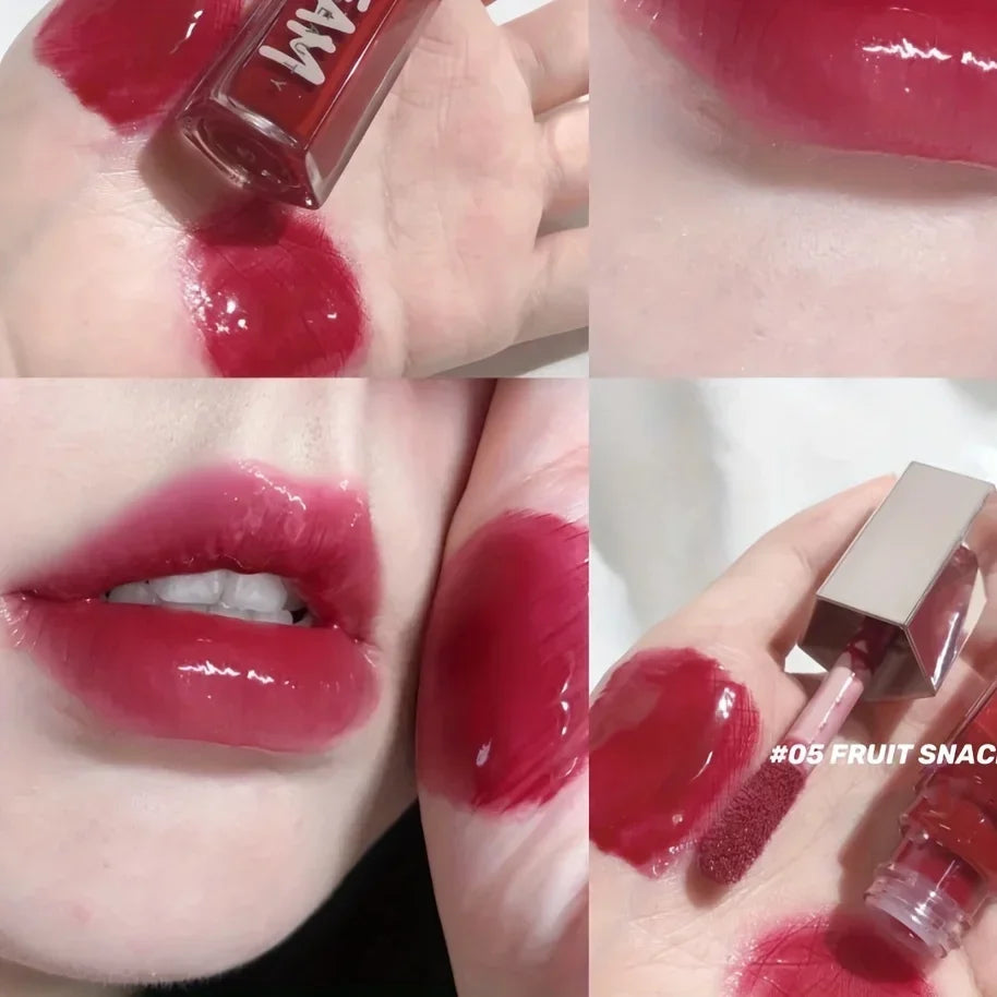 Fenty Beauty Multicolored Lip Gloss Moisturize Plumper Long-acting Lipstick Nude Pink Highlight Powder Contour Stick Makeup Set