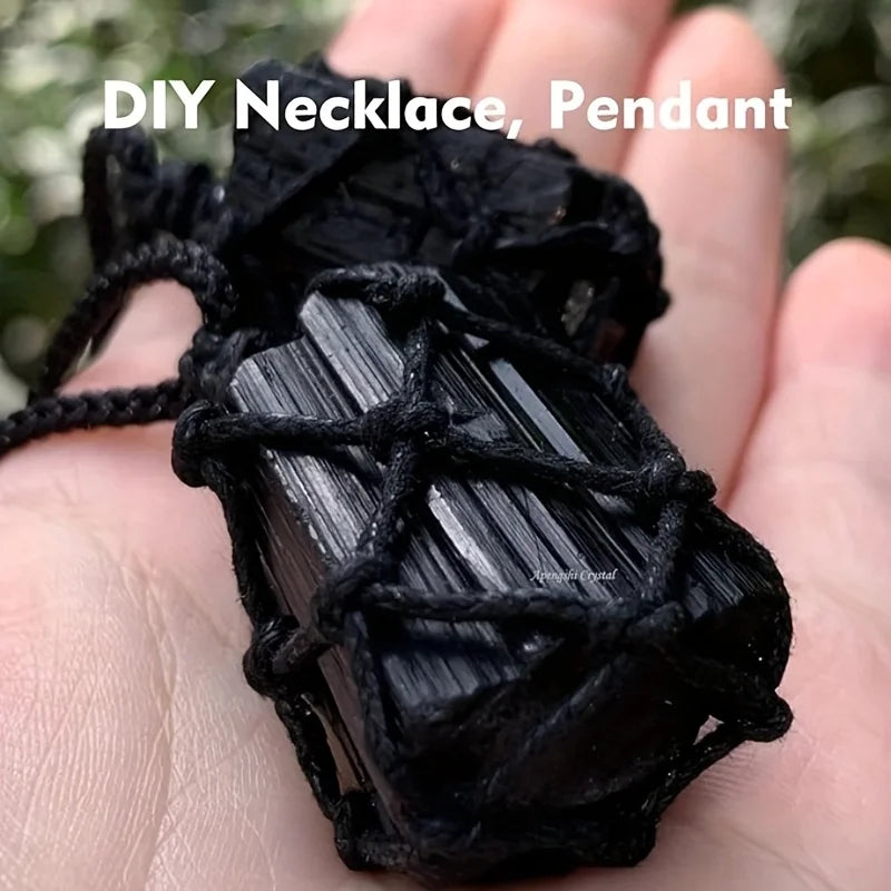 Natural black tourmaline rough – an ideal gift for home décor, accessories, rough stone displays, DIY pendants and necklaces